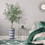Arbre artificiel dans un pot de fleurs moderne, faux arbre en soie d'eucalyptus (décoration en pot et arbre)-1378564217-1405887907