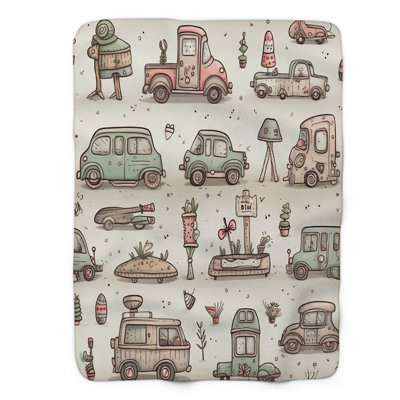 Little Rides - 1 Piece Premium Blanket