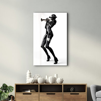 Elegant Tempered Glass Wall Art Painting, 13.8 x 21.7 inches | 100% Tempered Glass, Thickness: 0.16 inches | UV Printed for Vibrant Colors | Perfect for Home Decor, Living Room, & Office Spaces