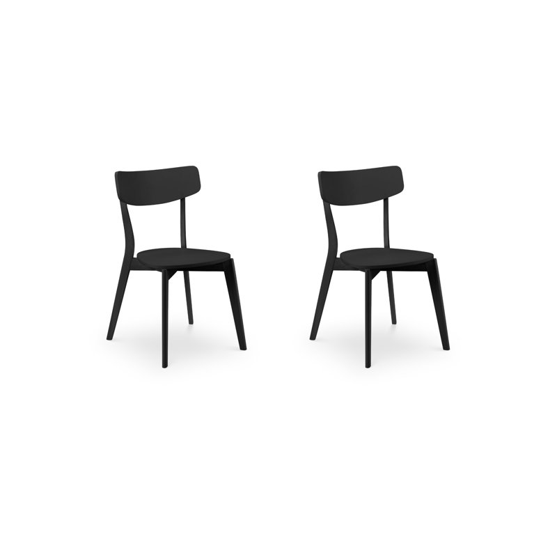 44cm H Side Chair in Black