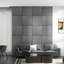 Panneaux insonorisants gris 24 po X - Faux mur en faux bois 3D pour le bureau et la maison