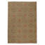 Flatweave Wool Ikat Area Rug in Beige And Multi