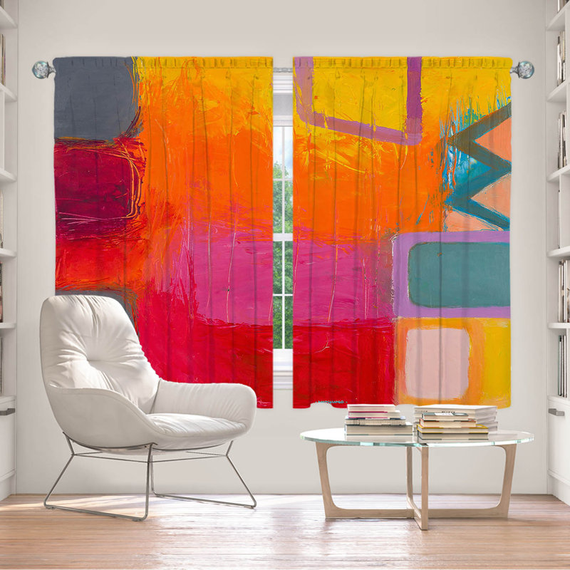 Delaini Room Darkening Curtains / Drapes Pair, 40" W x 52" L