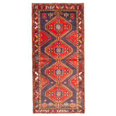 Konya Anatolian Navy Rug 3'6" x 7'11"