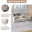 Canapé modulaire en velours 3 places Sadettin-2142641412