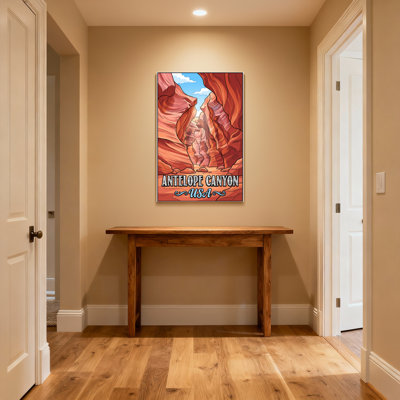 Scenic &Cityscapes Antelope Canyon Usa Red Rock Desert Landscape Art Print