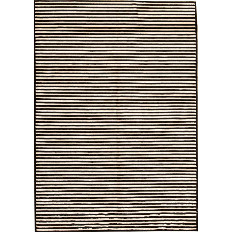 Wool Striped Area Rug