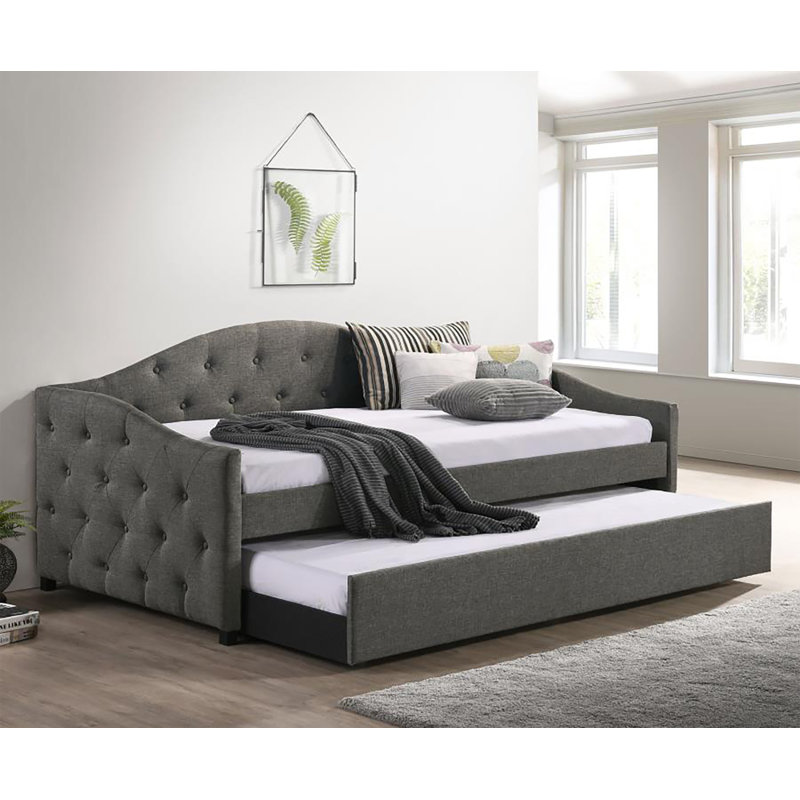 Cemya Upholstered Daybed, Gray