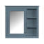 Armoire de rangement murale avec miroir-1917991549