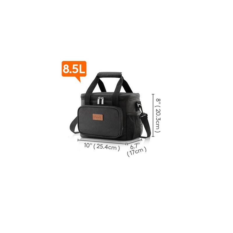 Large Lunch Bag(8.5L), Black