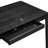NTC Mingle Modern Wooden Rectangle Desk Table with Hidden Drawer – Waterproof & Heat Resistant, Burnt Black-780415368