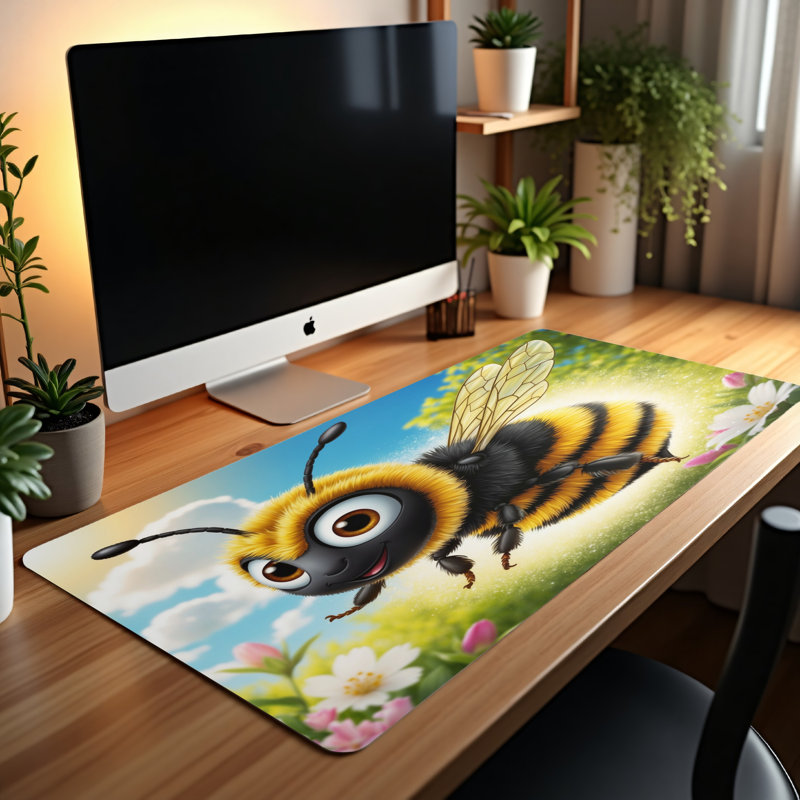 Polyester Desk Pad, 14.4x12.1