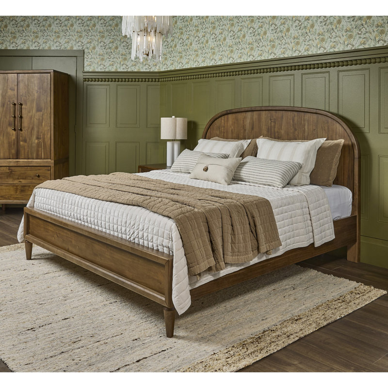 Langley Solid Wood Platform Bed, California King