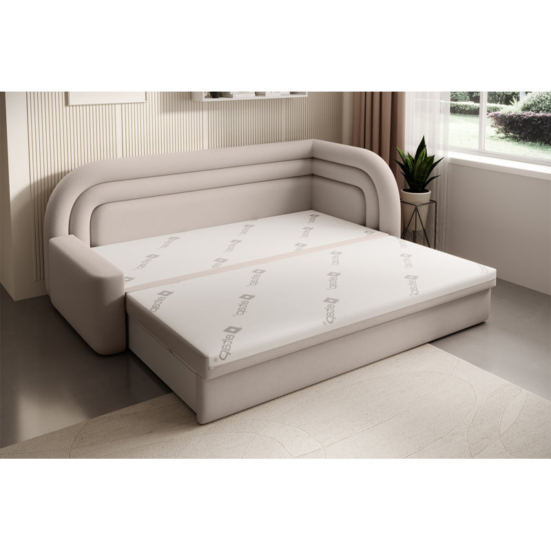 Shamirra 2 Seater Sofa Bed, Beige