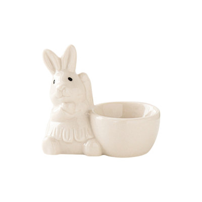 Easter Bunny Ceramic Eggs Cup Place Eggs Decoration Cup Eggs Cup Small And Simples Ornaments Desktop Living Room Home Accessories