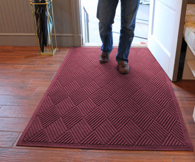 Hancock Plain Outdoor Door Mat AllModern Mat Size: 2' x 5