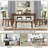 6-Piece Dining Table Set-431592502-431592496