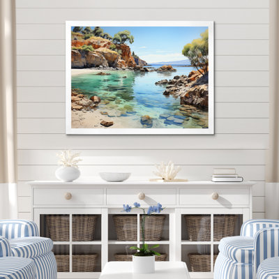Rocky Beach Seaside Reflections II - Nautical & Beach Wall Decor
