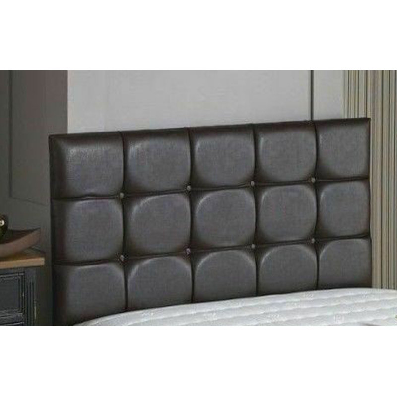 Kable Upholstered Headboard, Single (3'), Brown