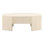 Gia Pine Wood Coffee Table, Whitewash