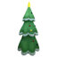 LED Lighted Inflatable Christmas Tree With Santa And Friends Outdoor Decoration - 8.25'