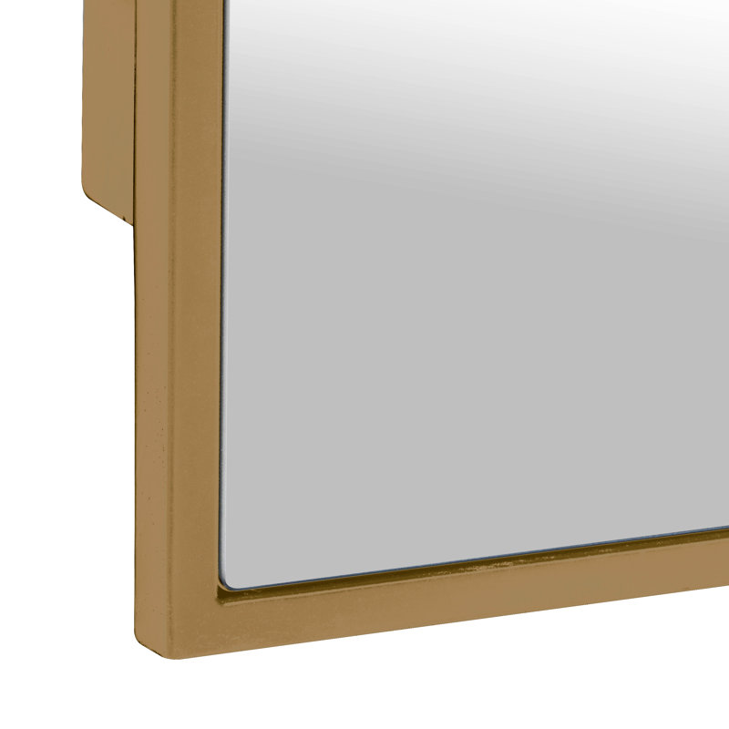 Simone Medicine Cabinet, Recess and Surface Mount,  Gold