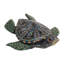 Vibrant Sea Turtle Sculpture