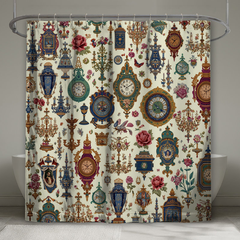Rideaux de douche Victorian, L 70 po x H 93 po