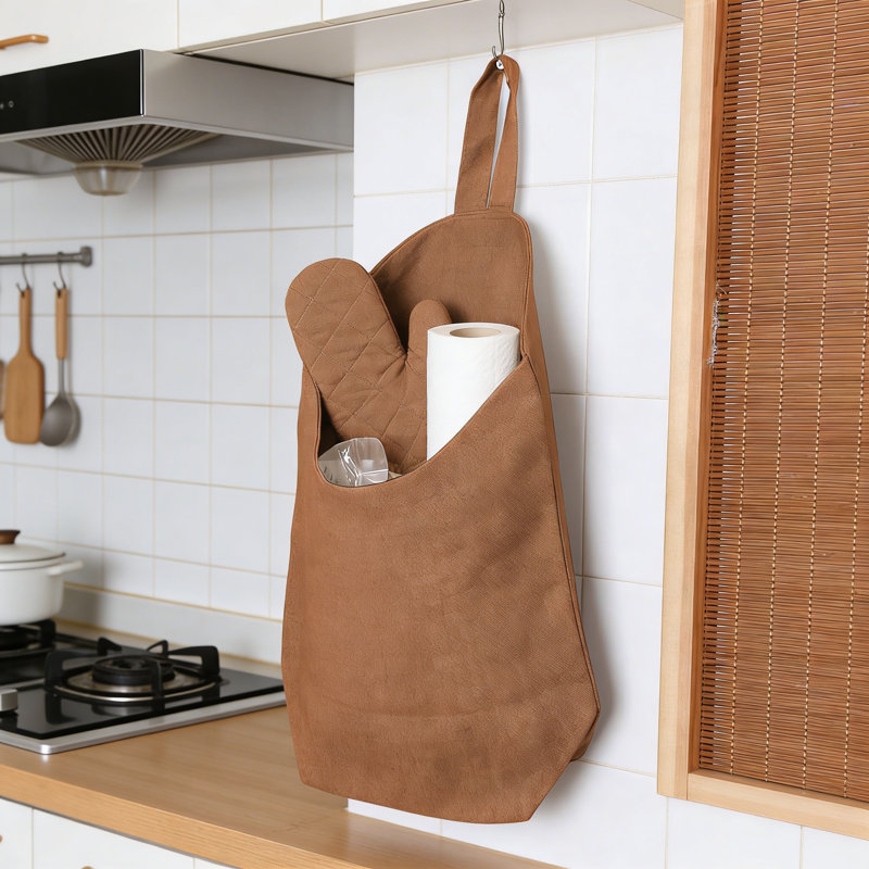 Ensemble de sacs de rangement et de paniers réutilisables en lin, organisateur mural pour cuisine, chambre à coucher, véhicule récréatif, salle de couture et chambre de bébé