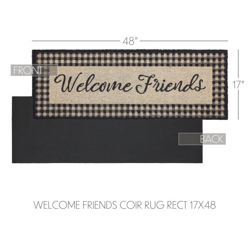 Jelon Non-Slip Indoor Doormat, 17" W x 48" L