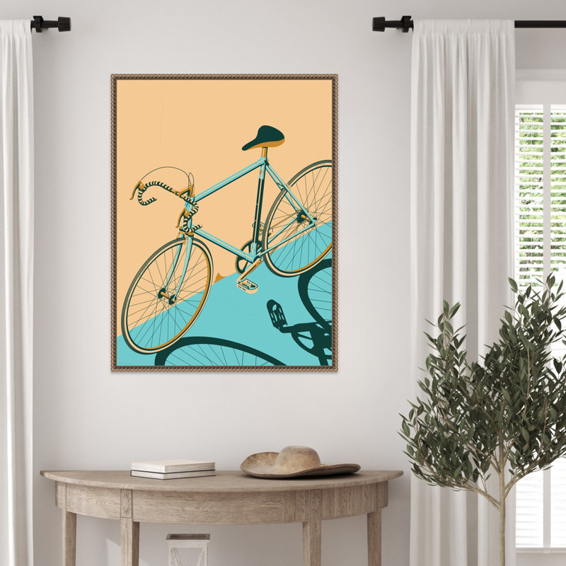 «Isometric Bicycle» par Wyatt, reproduction d'art sur toile encadrée 9