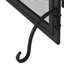 Pare-étincelles en fer pliant avec 2 portes et outils, noir mat, outils modernes de 50,5 po x 5,5 po 32 po,