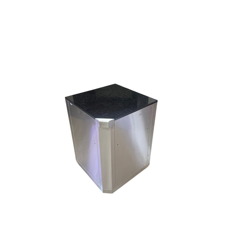 Module d'angle avec plateau en pierre
