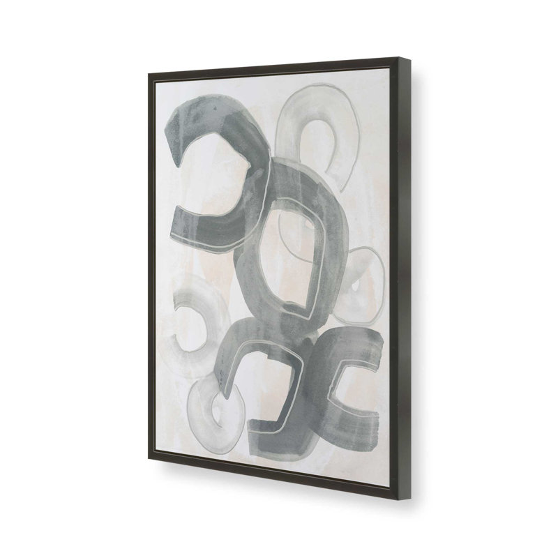 «Granite Turntable II» par June Erica Vess, reproduction d'art sur toile, H 48 po x l 36 po, Noir