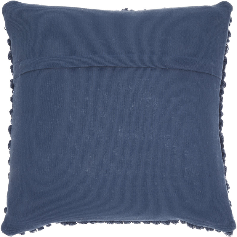  Housse de coussin carré et insert, Bleu marine