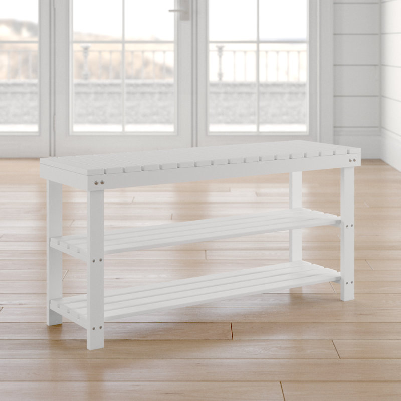 Jkayla Solid Wood Storage Bench