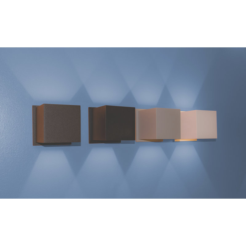 Macaulay Aluminium LED Wall Light, Silver Gray