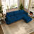 Oversized modern comfy comfy sofa with Ottoman-867979015