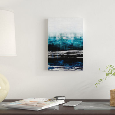 " Aqua Reflections With Silver " by Allie Corbin