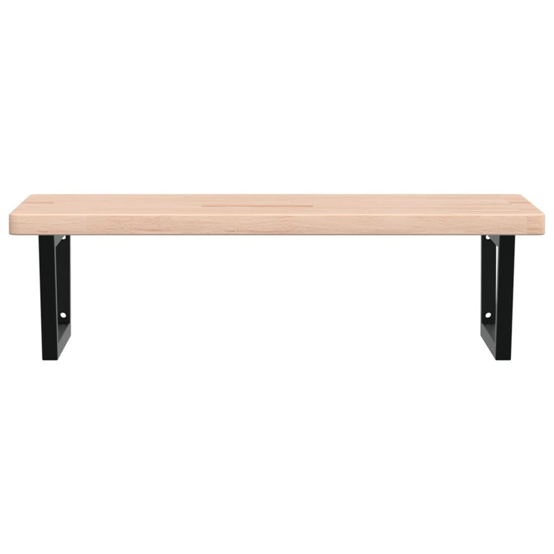 Medway 100 Solid Wood and Steel Material Single Double Bathroom Vanity Top No