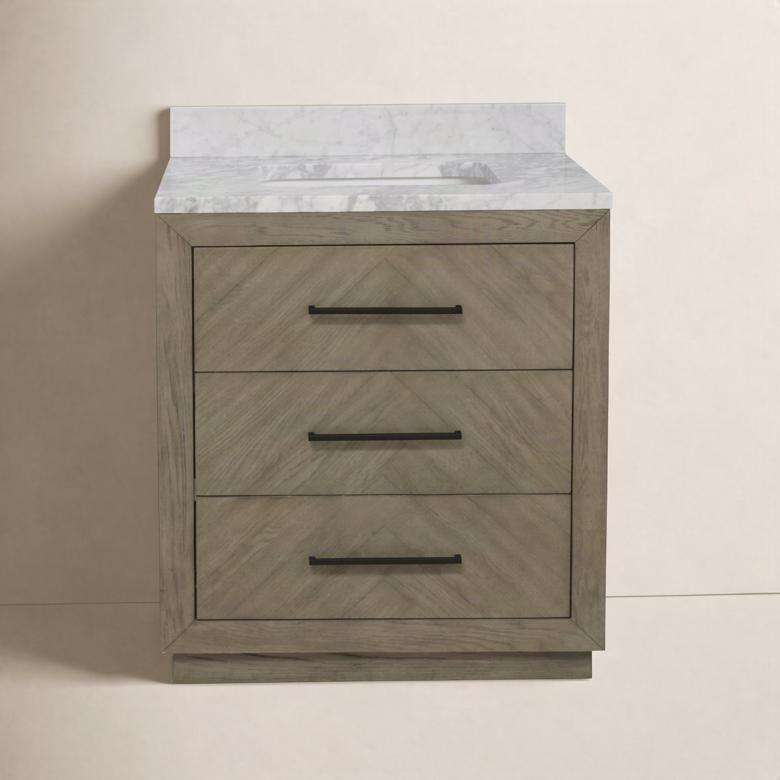Rumalda 30'' Single Bathroom Vanity, Gray Oak