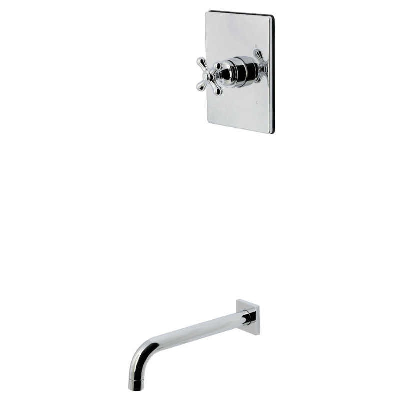 Robinet de baignoire à pression équilibrée Kingston, Chrome poli