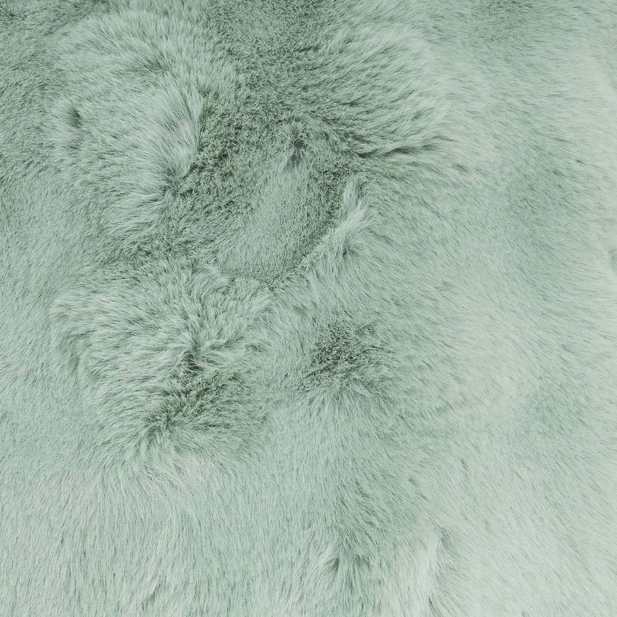 Cozy Bubble Faux Fur Pillow Cover, Green, Down, Rectangle 12" H x 20" W