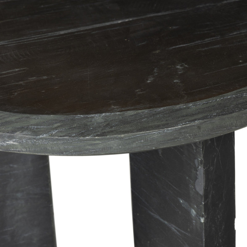 Dakota Marble Coffee Table, Black