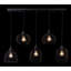 Silloth 5 - Light Black Kitchen Island Pendant