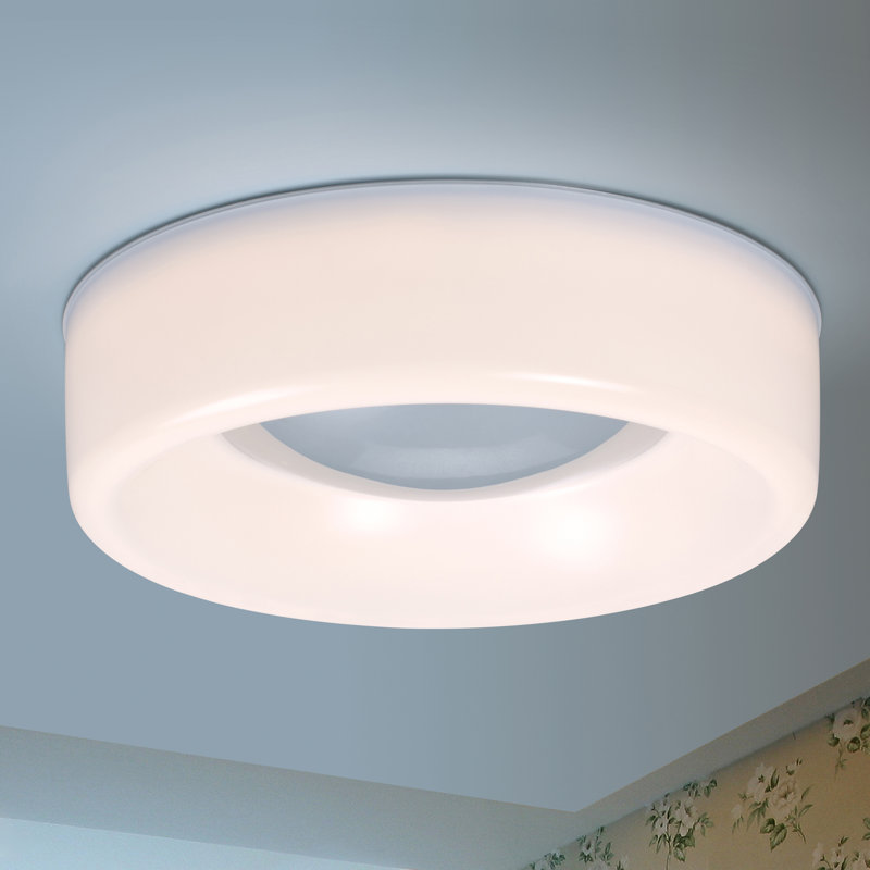 Plafonnier encastré 1 lumière DEL Aquira, H 4,41 po x l 16,65 po x P 16,65 po