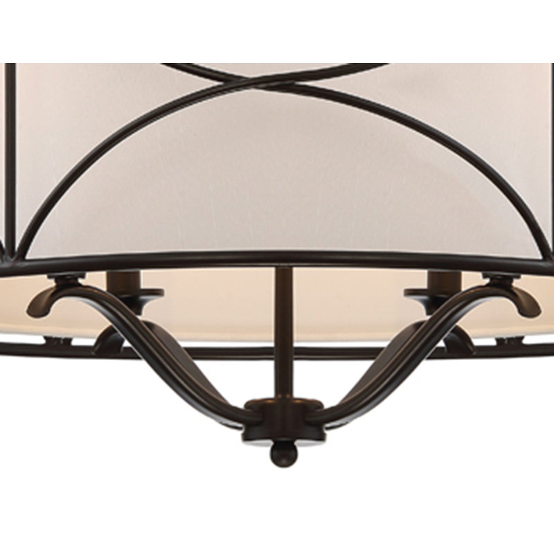 Lustre cylindrique unique à 4 lumières Krull