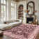 Fillender Washable Soft Vintage Rug Fashion Floral Rug For Living Room Dorm Decor