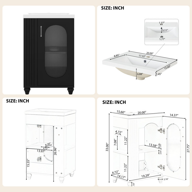Armoire de salle de bain Malaz, Noir, noir, noir, noir