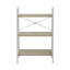 Octa 97cm H x 64cm W Solid Wood Etagere Bookcase-810718907-810560295